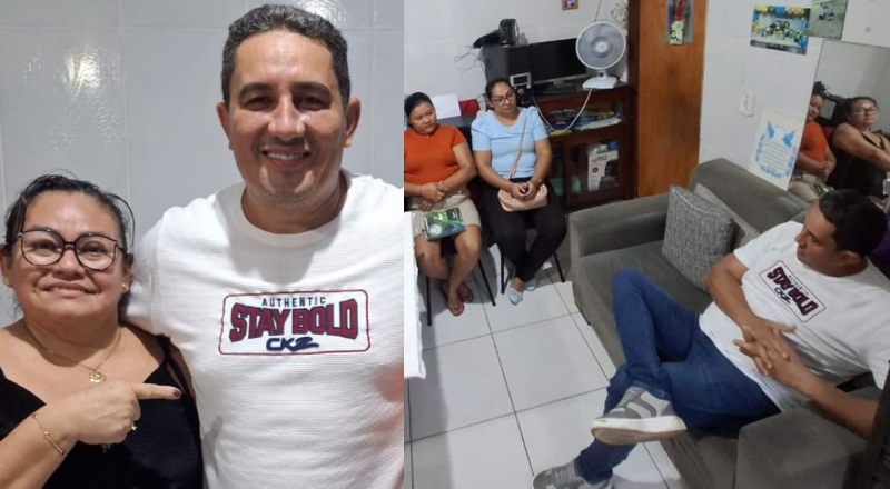 Simão Peixoto se reúne com lideranças da zona Leste de Manaus: “nossa intenção é chegar onde não chegaram”; veja vídeo