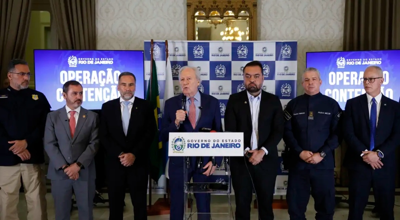 Governador do Rio de Janeiro e Ministro da Justiça anunciam escritório emergencial contra o crime organizado