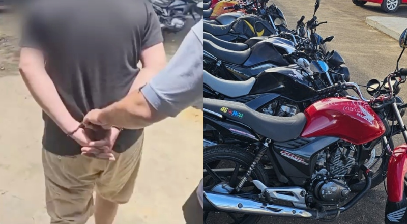 Líder de quadrilha que furtava motos em Manaus para vender em Parintins é preso; veja vídeo