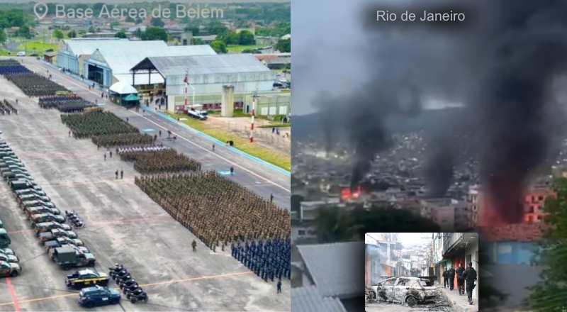 Militar carioca desabafa sobre GLO em Belém com milhares de soldados para COP30 enquanto RJ “pega fogo”; veja vídeo