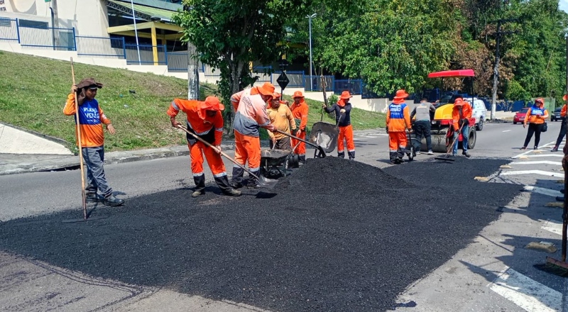 Prefeitura de Manaus moderniza a avenida Rodrigo Otávio e reforça mobilidade na zona Sul