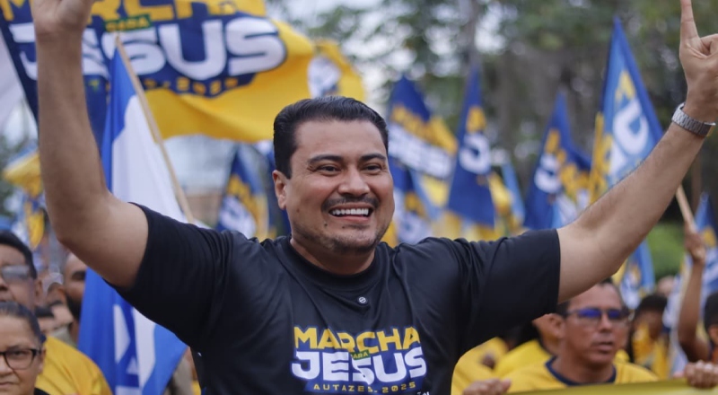 Prefeito Thomé Neto celebra a maior Marcha para Jesus já realizada em Autazes: “Deus sara essa nação”