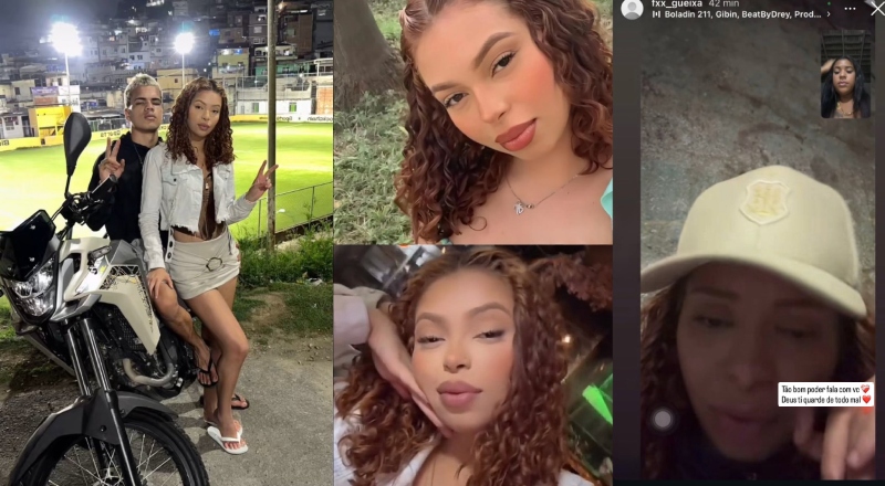 “Viva e apaixonada!”: ‘Japinha do CV’ teria fugido de moto com o namorado antes de megaoperação no RJ; vídeo