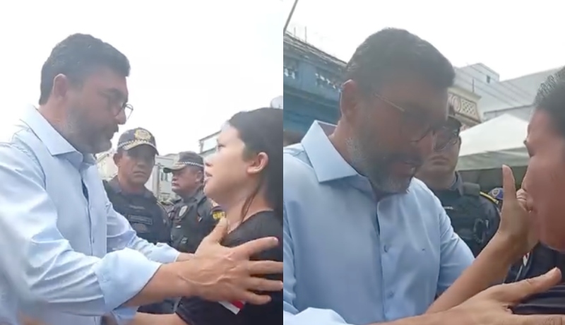 Mulher chora e se humilha ao implorar ao governador Wilson Lima a convocação de aprovados na PM; veja vídeo