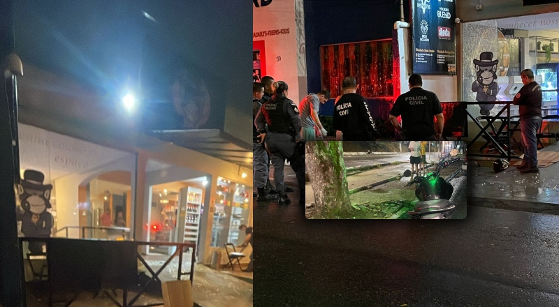 Madrugada sangrenta: homem com tornozeleira é executado em frente a tabacaria no Dom Pedro; veja vídeo