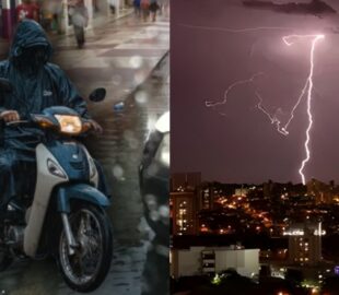 "Motoqueiro, leve sua capa de chuva!": Manaus deve ter um dia com trovões e raios nesta terça-feira (4)