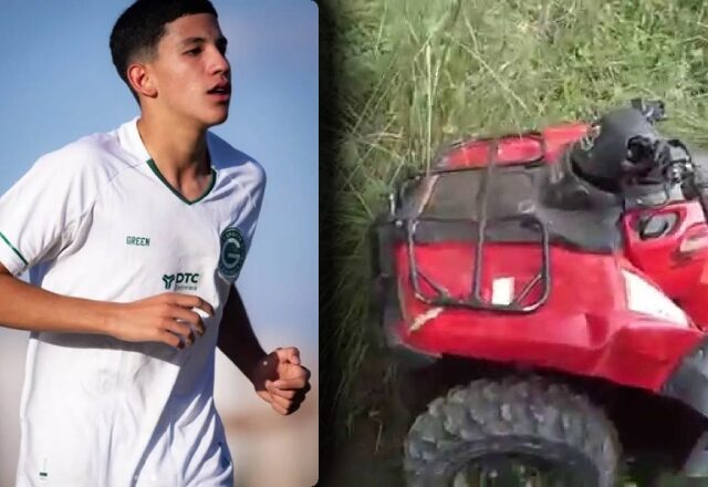 Jogador de 15 anos que era promessa no futebol morre em acidente de quadriciclo