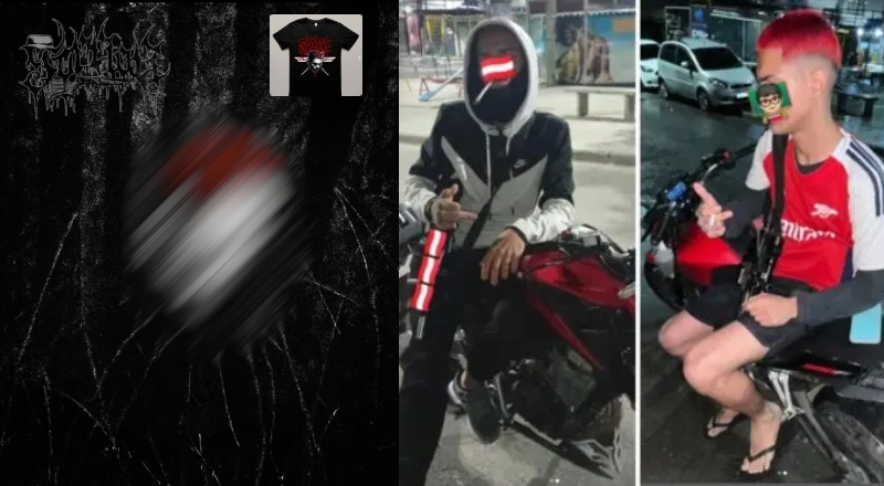 Banda de Black Metal do RJ usa foto de traficante decapitado como capa de disco e camiseta