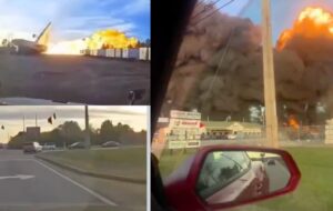 "Explodiu bem na nossa frente!": veja a reação de moradores que filmaram a tragédia do avião cargueiro da UPS; vídeo