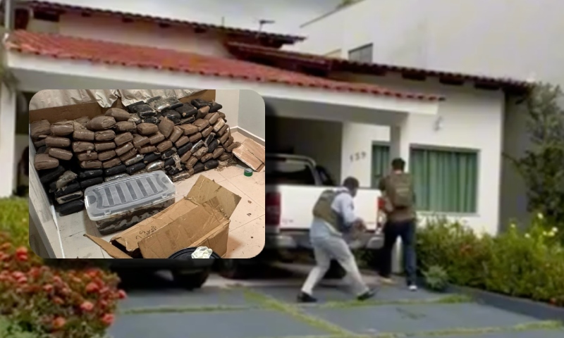 Casal é preso em Manaus com quase 600 quilos de drogas avaliadas em mais de R$ 13 milhões; veja vídeo