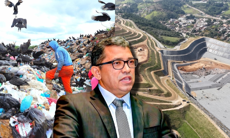 Vergonha e retrocesso: prefeito Augusto Ferraz prefere manter lixão em Iranduba e rejeita aterro moderno; veja vídeo