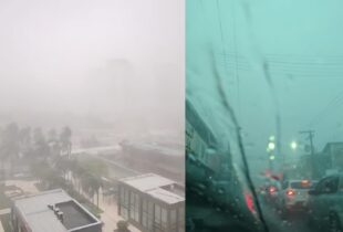 Urgente: temporal atinge a cidade de Manaus; parte da cidade fica sem energia; veja vídeo