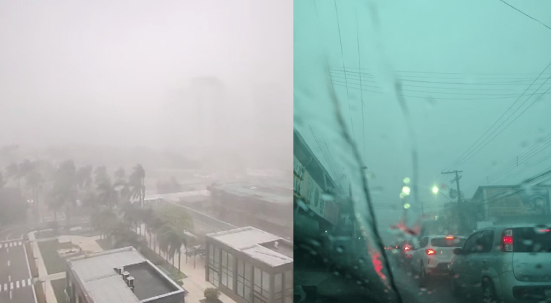 Urgente: temporal atinge Manaus e parte da cidade fica sem energia; veja vídeo