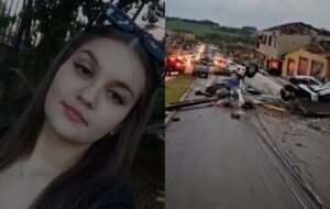 Jovem de 14 anos é uma das vítimas do tornado que devastou cidade no Paraná