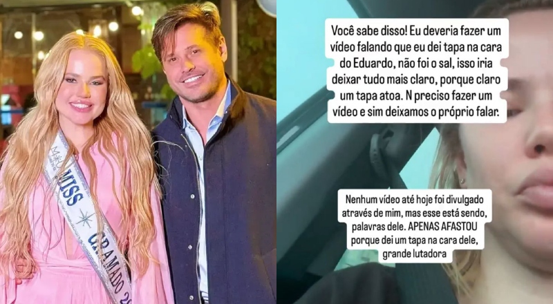 Ex-namorada de Dado Dolabella expõe vídeo em que o ator admite ter batido nela: “Você me deu um tapa”; veja