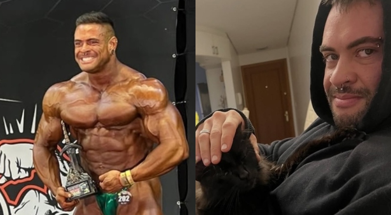 Emoção e tristeza: fisiculturista Kadu Santos morre dias após perder o gato de estimação