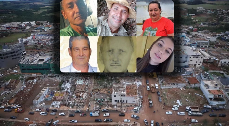 Vítimas de tornado são sepultadas no Paraná; veja