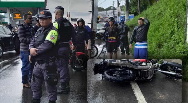 Piloto de moto morre em acidente com caminhão na avenida Torquato Tapajós; veja vídeo