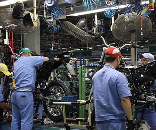 Produção na ZFM atinge maior nível em 14 anos e reforça protagonismo da indústria de motocicletas no Brasil