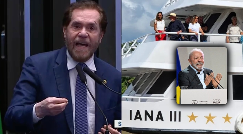 Senador Plínio Valério critica hipocrisia e desconexão da COP30 com a verdadeira Amazônia; veja vídeo