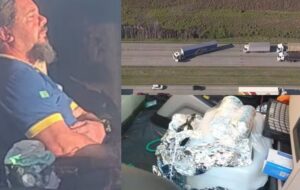 Caminhoneiro vive momentos de terror após sequestradores colocarem bomba falsa em cabine; veja vídeo