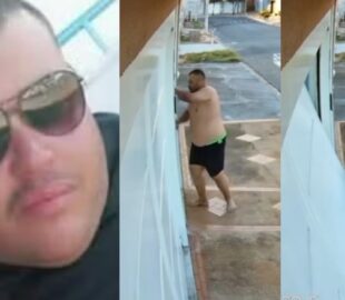 Após receber medida protetiva, homem tenta invadir casa da cunhada para matar esposa; veja vídeo