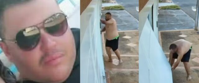 Após receber medida protetiva, homem tenta invadir casa da cunhada para matar esposa; veja vídeo