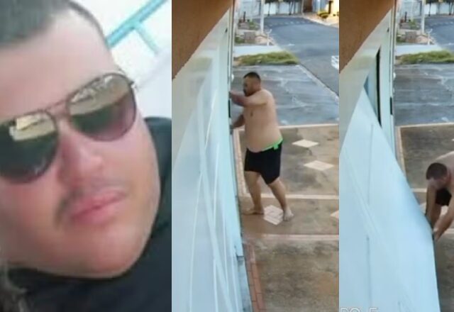 Após receber medida protetiva, homem tenta invadir casa da cunhada para matar esposa; veja vídeo