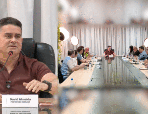 Prefeito David Almeida reforça compromisso com a transparência e responde a críticas em live com a imprensa