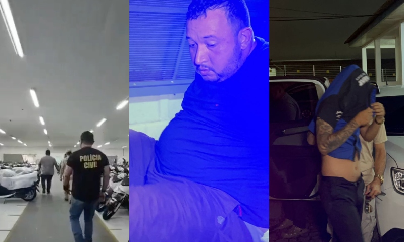 Funcionário da TV Lar Motos é preso em Manaus após furtar quase R$150 mil em peças de loja; veja vídeos