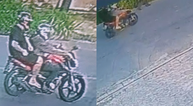 Assaltantes usam moto para aterrorizar moradores no Parque das Laranjeiras; veja vídeo