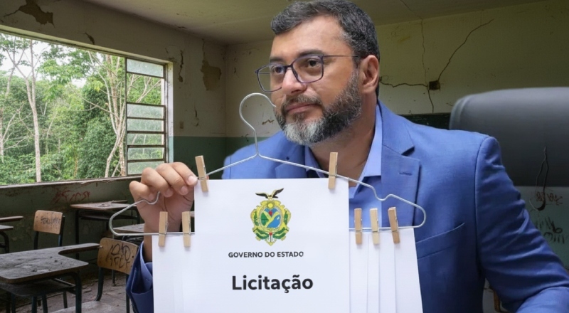 Cabide de contratos: Wilson Lima quer torrar R$ 6,4 milhões com nova licitação para consultoria na Educação; veja