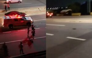 Tragédia: vendedora de frutas morre atropelada ao tentar atravessar a Ponte do Rio Negro; vídeo