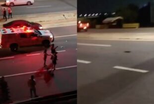 Tragédia: vendedora de frutas morre atropelada ao tentar atravessar a Ponte do Rio Negro; vídeo