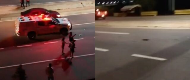 Tragédia: vendedora de frutas morre atropelada ao tentar atravessar a Ponte do Rio Negro; vídeo