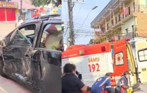 Motorista fica em estado grave após acidente no Parque São Pedro; veja vídeo