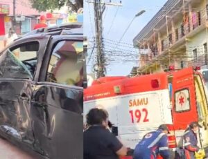 Motorista fica em estado grave após acidente no Parque São Pedro; veja vídeo