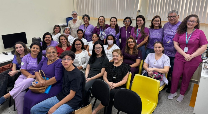 Prefeitura de Manaus promove evento alusivo ao ‘Novembro Roxo’ na maternidade Moura Tapajóz
