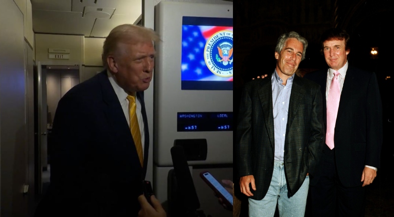 Trump perde a paciência com repórter após ser questionado sobre relação com Jeffrey Epstein; veja vídeo
