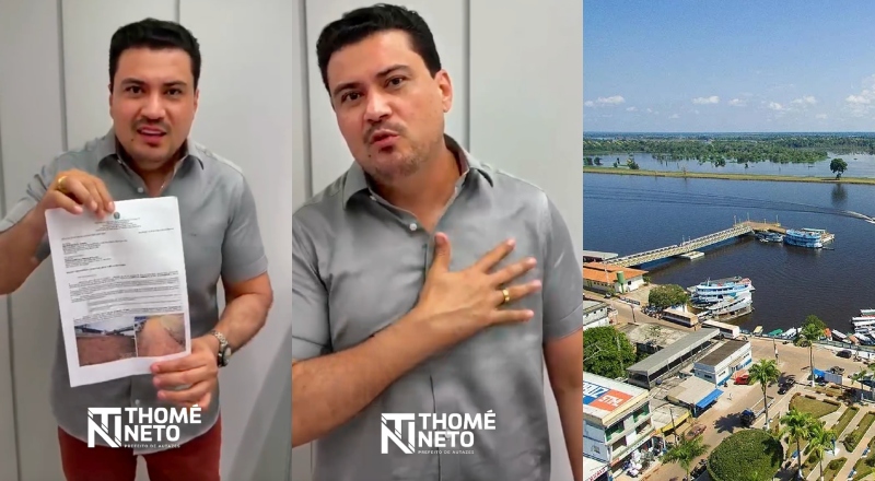 Vitória para Autazes: prefeito Thomé Neto anuncia liberação do porto e celebra marco histórico: “Sou sentinela do meu povo!”