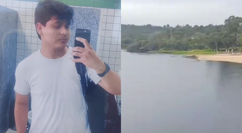 Brincadeira termina em tragédia: jovem é encontrado morto após se afogar em lago de Manacapuru; veja vídeo