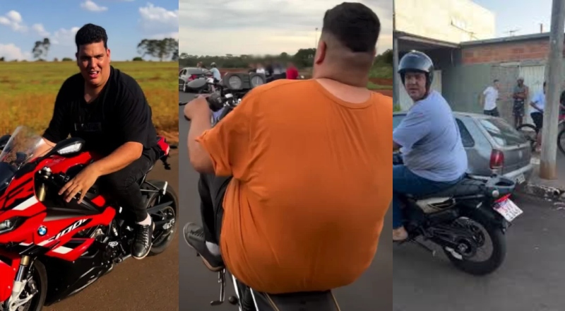 Veja momento em que influenciador ‘Gigante do Grau’ é executado por pistoleiros; vídeo