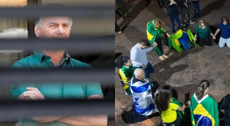 PF pediu prisão de Bolsonaro após convocação de vigília por Flávio; veja vídeo