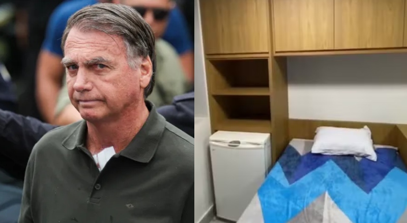 Bolsonaro ficará preso em “Sala de Estado” na sede da PF; veja vídeo