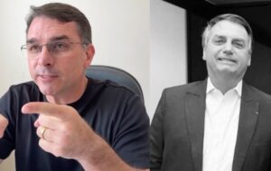 “Se meu pai morrer lá dentro, já sabem de quem é a culpa”, diz Flávio Bolsonaro; veja vídeo