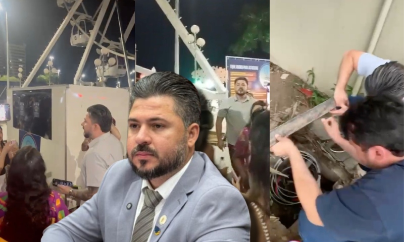 Criminoso: após provocar vandalismo na Ponta Negra, Amauri Gomes é enquadrado no artigo 132 e 491