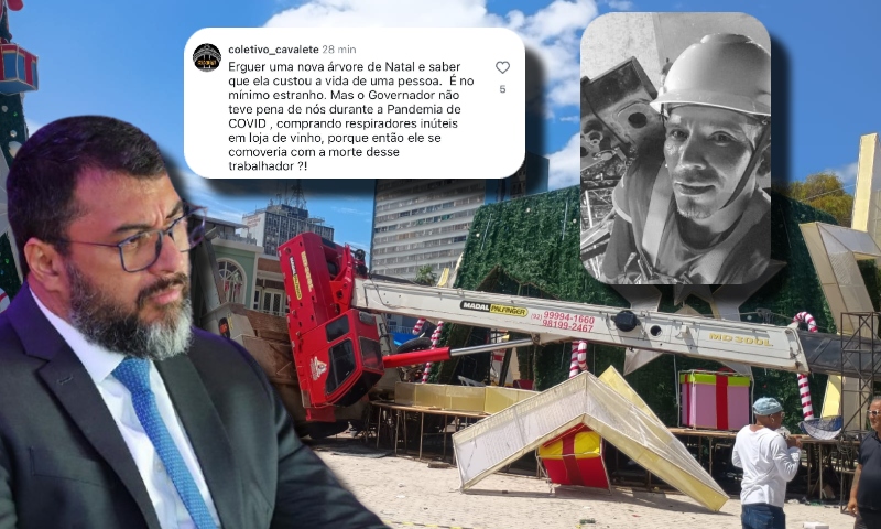 Wilson Lima é massacrado após pronunciamento fajuto sobre morte de trabalhador no Largo