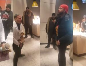 Homens trocam socos no McDonald's por causa de molho de sanduíche: "me dá meu barbecue"; veja vídeo