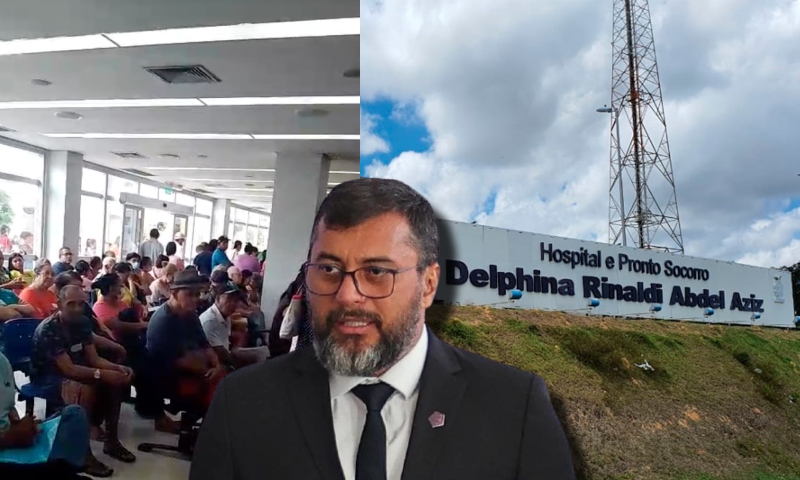 Falta de médicos e superlotação no Delphina Aziz deixa a população revoltada contra o Governador Wilson Lima