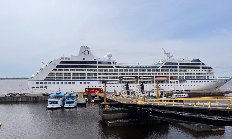 Temporada de Cruzeiros tem início e impulsiona turismo e economia em Manaus